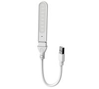 Xinsheinelry Lampe À Prise USB Veilleuse pour Ordinateur d'alimentation Mobile Lampe De Livre Protection des Yeux Lecture LED Luminosité Réglable Lecture Rotative