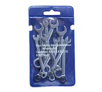 Xinsheinelry Lot de 10 clés mixtes standard à extrémité ouverte et à bout de boîte pour assembler des meubles