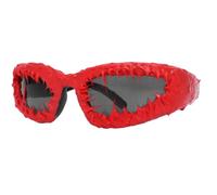 Xinsheinelry Lunettes de soleil tendance à pointes larges pour Halloween, style punk rock et cosplay