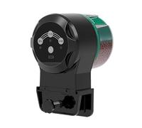 Xinsheinelry Mangeoires à poissons régulables avec minuteur automatique alimenté par piles Distributeur de granulés Flocons Bâton Distributeur Anti-fuite Appareil d'alimentation pour aquariums