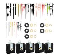 Xinsheinelry Mécanisme de rechange professionnel pour réparation d'horloge, 5 précision, mouvement silencieux, avec aiguilles, accessoires de rechange