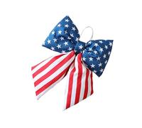 Xinsheinelry Nœud Papillon de Drapeau National, décoration en Ruban de Polyester pour Porte d ' entrée, Manteaux de fenêtre, décoration de célébration du Jour de l ' indépendance