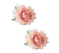 Xinsheinelry Pinces à Rideaux à Fleurs artificielles, Paquet de 2 Pinces à embrasses de Rideaux, de draperie, Rideaux de fenêtre, Corde de retenue, Pinces à Draperies