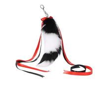Xinsheinelry Porte-clés doux et pratique pour ceux qui aiment personnaliser un sac à main, cadeau d'anniversaire, noir/blanc, taille unique