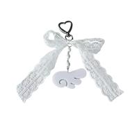 Xinsheinelry Porte-clés en acrylique transparent en forme d'aile d'ange - Léger - Décoration à suspendre - Pour un usage quotidien, b, taille unique