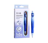 Xinsheinelry Porte-mines avec boîte de recharges - Poignée ergonomique - Dessin automatique - Taille-crayon intégré et gomme - Pour enfants - Mécanique ergonomique