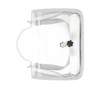 Xinsheinelry Porte-oiseaux pour calopsittes et perruches avec panneaux latéraux ventilés à large champ de vision - Option de transport à la main - Sac à conure ventilé