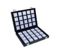 Xinsheinelry Présentoir à bijoux en acrylique à plusieurs compartiments pour catégorisation efficace des pierres précieuses - Boîte carrée pour femme