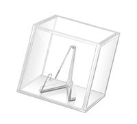Xinsheinelry Présentoir à bijoux en acrylique transparent pour bagues et médiators offrant visibilité et protection pour petits objets