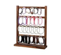 Xinsheinelry Présentoir moderne pour organiser des accessoires comme des boucles d ' oreilles, des colliers, des porte-clés, une boutique à domicile, un présentoir de bijoux en bois approprié