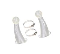 Xinsheinelry Protecteurs de corne de vache régulables en silicone pour le stress du bétail sans installation pour protéger les troupeaux de corne de vache résistants aux intempéries