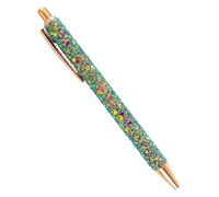 Xinsheinelry Stylo à paillettes fantaisie pour femmes, stylo à bille en métal rétractable, 1.0 Mm, écriture à paillettes pour bureau, école, écriture