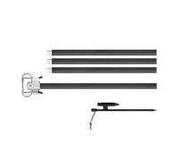 Xinsheinelry Support de lampe de camping en aluminium - Support de lampe d'extérieur - Support de tente à suspendre - Support de lampe pour camping et voyage
