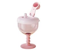 Xinsheinelry Tasse anti-fuite de grande capacité, design à talon haut, gobelet d'apprentissage avec mesures graduées, tasse anti-fuite