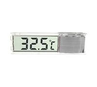 Xinsheinelry Thermomètre d ' Aquarium Écran LCD numérique à Coller pour capteur de température du réservoir Lecture précise pour terrariums Thermomètres d ' Aquarium de Taille Mince à Coller Petit