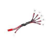 Xinsheinelry V911/H36 3.7V Charging Cable with XH2.54 Plug - 5-in-1 Multiple Connector Adapter 2-5 Battery Charging Cable for NiCd NiMH