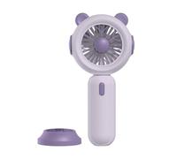 Xinsheinelry Ventilateur portatif à piles USB à 3 vitesses pour voyage, bureau, maison, salle de sport, bureau, voiture