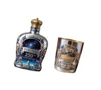 Xinsheinelry Whisky américain de fabrication raffinée en édition spéciale, bouteille du 250e anniversaire, une tasse essentielle pour les amateurs Bouteille de whisky de collection