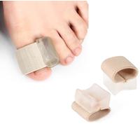 xinshibao Lot de 2 séparateurs d'orteils en gel silicone pour hallux valgus et hallux valgus - Séparateurs d'orteils en gel - Correction de l'hallux valgus - Correction des orteils qui se chevauchent
