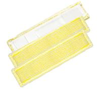 XINSUO 3 PCS Bonnettes Microfibre Accessoire pour Kärcher Nettoyeur de Vitres WV1 WV50 WV75 (Jaune)