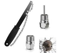 XINSUO Outils pour Fouet de Chaîne de Vélo, Outils de Demonte de Cassette de Vélo Kit D'outils, Démonte Cassette Vélo Chain, Convient pour Les Réparations de Vélo de Montagne（Noir）