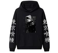 XINTAYEL Tokyo Ghoul Hoodie Anime Kaneki Ken Cosplay Costume Casual Imprimé À Manches Longues Sweat À Capuche Pull Veste pour Femmes Hommes