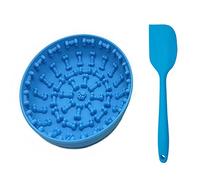 XINWAN Bol à lécher - Jouet pour chien - Spatule incluse - Gamelle avec ventouse - Pour l'ennui et la réduction de l'anxiété - Parfait pour le divertissement