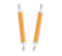 Xinwanhong Ampoule LED R7S 118mm 20W Dimmable, R7S LED 20W Équivalent R7S 160W Halogène Lampe, 1600LM, 360 Degrés, R7S 118mm COB 20W LED Ampoule, AC220-240V, Blanc Naturelle 4500K, 2PCS