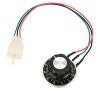 Xinwoer Bouton de Commande de Vitesse, contrôleur de Vitesse de Scooter de Moto de vélo électrique remplacer pour l'accélérateur de poignée de Direction