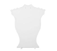 Xinwoer Collier Pendentif chaîne Bijoux présentoirs Buste(Blanc)