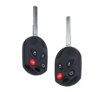 XINXUSONG Lot de 2 clés de voiture OUCD6000022 - Télécommande de rechange à 4 boutons - Compatible avec CMax Escape Focus Transit Connect