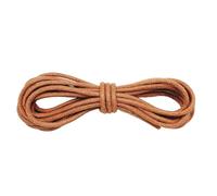 XINXWEN Lacets ronds en coton ciré 1 paire aspect cuir imperméable | Le design rond s'adapte facilement à la plupart des œillets de bottes et de chaussures.