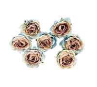 XINXWEN Têtes de Roses de Noël 4 cm for décoration de Mariage et de mariée | Têtes de fleurs artificielles for la maison, le scrapbooking et la décoration de vacances