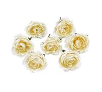 XINXWEN Têtes de Roses de Noël 4 cm for décoration de Mariage et de mariée | Têtes de fleurs artificielles for la maison, le scrapbooking et la décoration de vacances