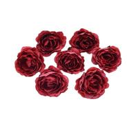 XINXWEN Têtes de Roses de Noël 4 cm for décoration de Mariage et de mariée | Têtes de fleurs artificielles for la maison, le scrapbooking et la décoration de vacances