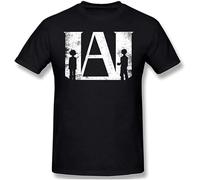 XINYANGDAO My Hero Academia Men's Graphic Cotton Short Sleeve t-Shirt Size L