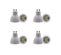 XINYANSEE 5W GU10 Lot de 4 LED Blanc Froid, 6000K, 500lm, Équivalente à Incandescence 50W, 120° Larges Faisceaux,Ampoule LED GU10,Spot Light Lampe