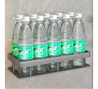 XINYASEE Etagère de Salle de Bain, étagère en Aluminium sans Trous de perçage, adaptée au lavabo de la Salle de Bain, étagère de Rangement Murale pour Le Balcon, capacité de Charge 30kg (Gris, A)