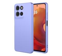 XINYEXIN Coque en Silicone pour Xiaomi Poco C85 4G, Étui Antichoc Ultra Fin avec Doublure Microfibre, Protection Souple Antidérapante - Violet