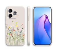 XINYEXIN Coque pour Honor 600 Lite avec Motif Mignon, Étui Silicone Souple Antichoc - Flowers, White