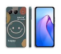 XINYEXIN Coque pour OnePlus Nord 4 5G, Coque Silicone Souple avec Motif Mignon, Étui Antichoc à Bord Droit - Smile, Green