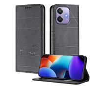 XINYEXIN Coque pour Oppo A40m 4G / A40 / A60 5G, Étui à Rabat en Cuir PU avec Protection RFID, Fentes Cartes, Portefeuille, Support, Protection Intégrale - Noir