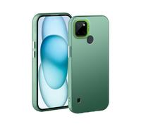 XINYEXIN Coque pour Realme C21Y / C25Y, Étui de Protection Ultra Fin Mate Anti-Rayures Antichoc Housse Slim Case Bumper Cover - Vert