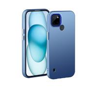 XINYEXIN Coque pour Realme C21Y / C25Y, Étui de Protection Ultra Fin Mate Anti-Rayures Antichoc Housse Slim Case Bumper Cover - Bleu