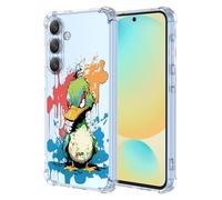 XINYEXIN Coque pour Vivo X300 Ultra Transparent - Série Colorée de Graffitis d'art Cool, Motif Mignon, Étui TPU Antichoc Ultra-Mince - Duck