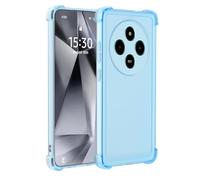 XINYEXIN Coque pour Xiaomi Poco M7 4G - Étui Mat Translucide en Silicone Souple TPU Antichoc avec Coins Renforcés et Anti-Traces de Doigt - Bleu