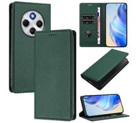 XINYEXIN Coque pour Xiaomi Redmi 14C 4G / Poco C75 - Étui Portefeuille en Cuir à Rabat - Porte-Cartes Support Magnétique Housse Folio Flip Case - Vert