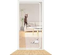 Xinyilau Écran De Porte Résistant Aux Chats - Porte Moustiquaire Renforcée Résistante Aux Chats 95x220cm. Porte Moustiquaire pour Chat.(130x220cm)