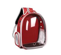 Xinyilau Sac for Animaux de Compagnie Interstellar - Solution de Transport Pratique for Chat avec Flux d'air Optimal, Convient aux Animaux de Compagnie de Taille Moyenne(Red)