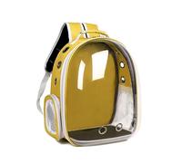 Xinyilau Sac for Animaux de Compagnie Interstellar - Solution de Transport Pratique for Chat avec Flux d'air Optimal, Convient aux Animaux de Compagnie de Taille Moyenne(Yellow)